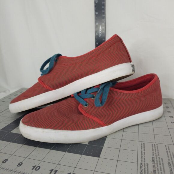 Dekline Men's River Skate Shoe Red Sand Chevron Mens 9.5M - Picture 1 of 9